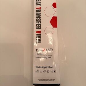 12" x 45'  Roll of White Heat Transfer Vinyl